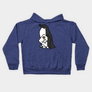 Cute Penguin goes on Girls Trip Kids Hoodie